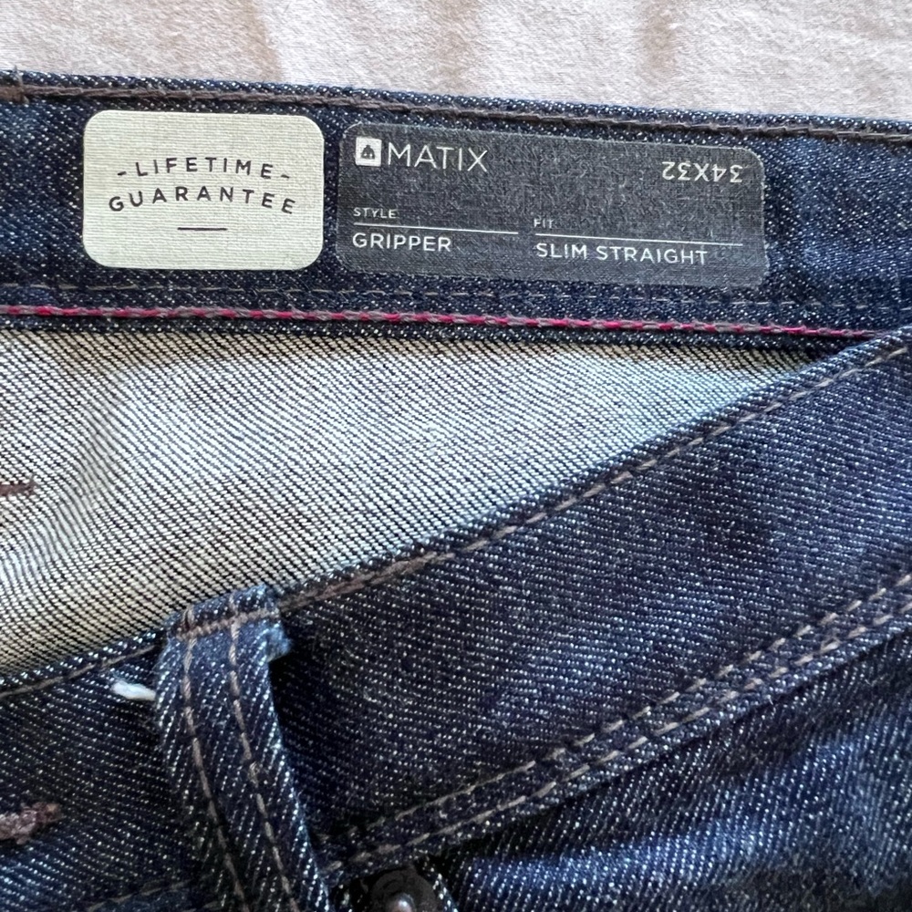 Matix Gripper Slim Straight Denim